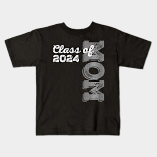 Senior 2024 Class Graduate Proud Mom Class of 2024 Kids T-Shirt